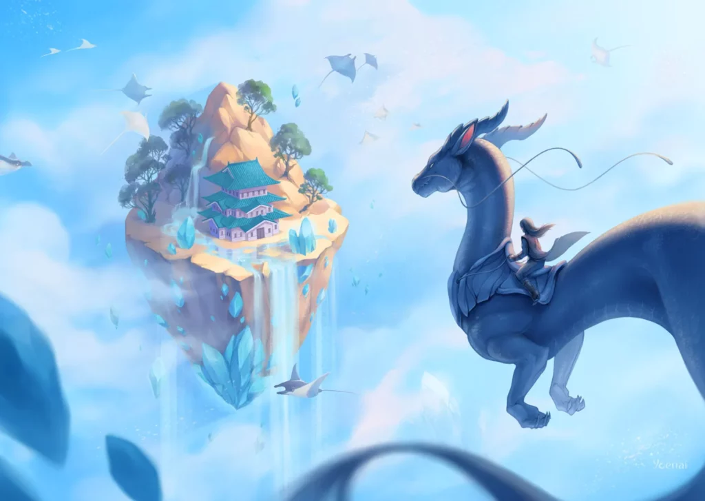 Floating Island by Yoenaï